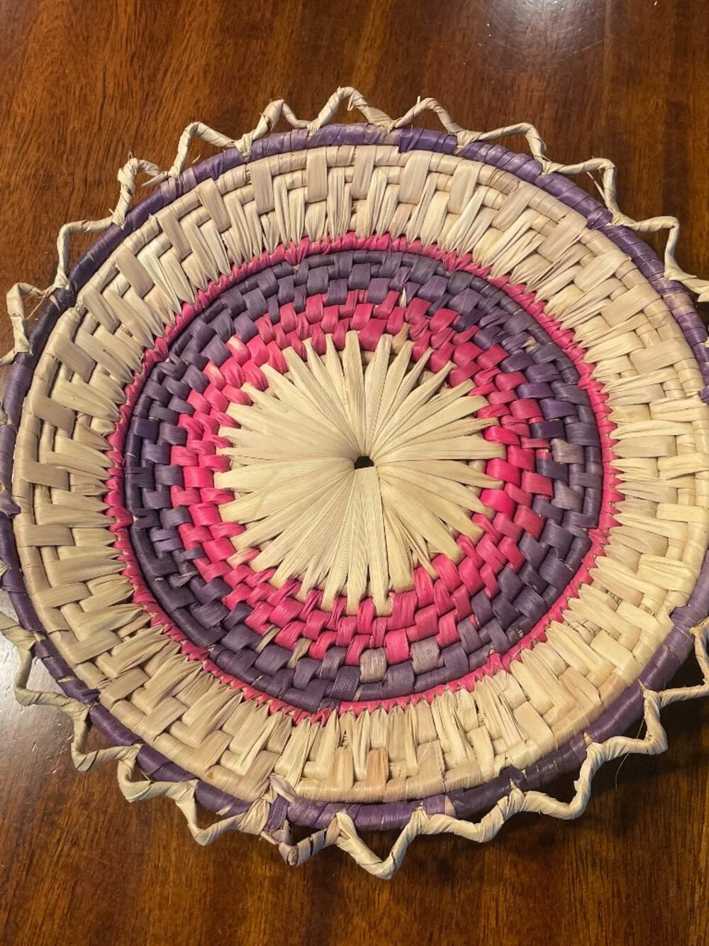 Handwoven Purple Pink 12